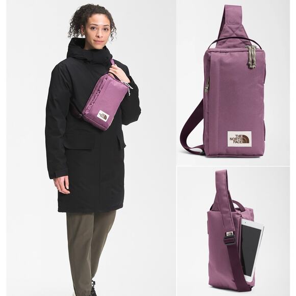 The North Face Field Bag Crossbody Pikes Purple Blackberry Wine RARE OG Style - Picture 2 of 13